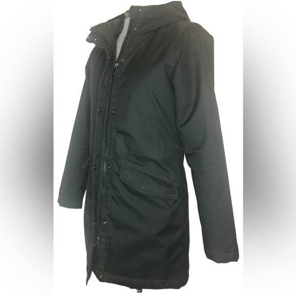 Lole women’s all weather coat dark green wind resistant size XS Fit S like new - Picture 2 of 9